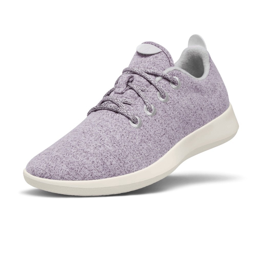 Allbirds Men's Sneakers Purple - Wool Runners - 38269MBLD